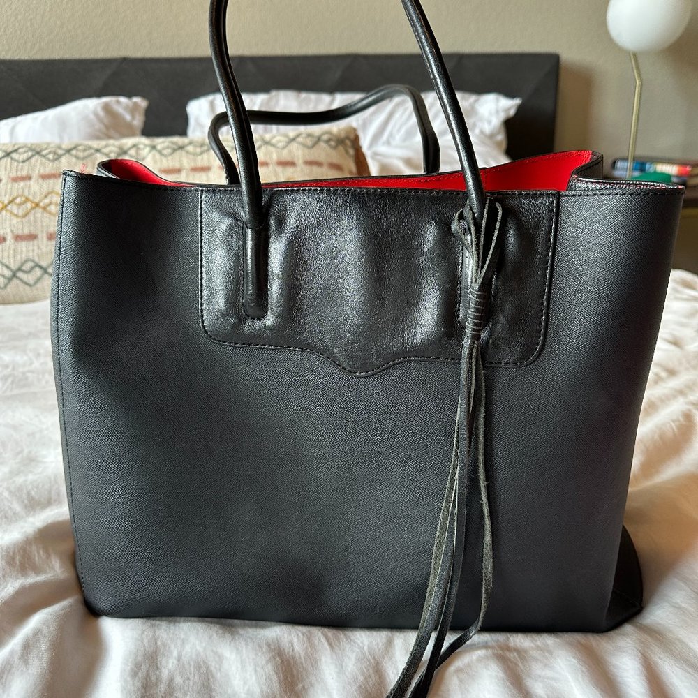 Rebecca Minkoff Black Leather Tote Bag
